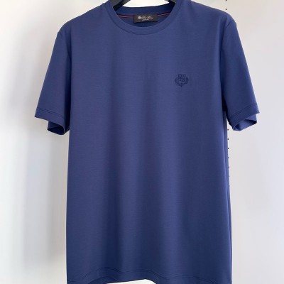 Мужская синяя футболка Loro Piana