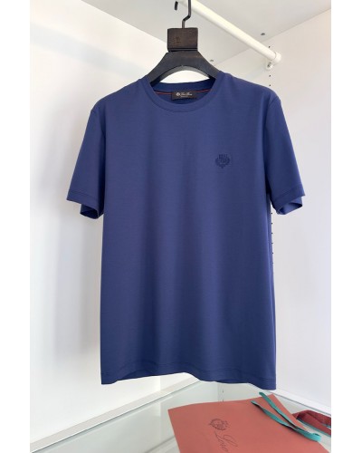 Мужская синяя футболка Loro Piana