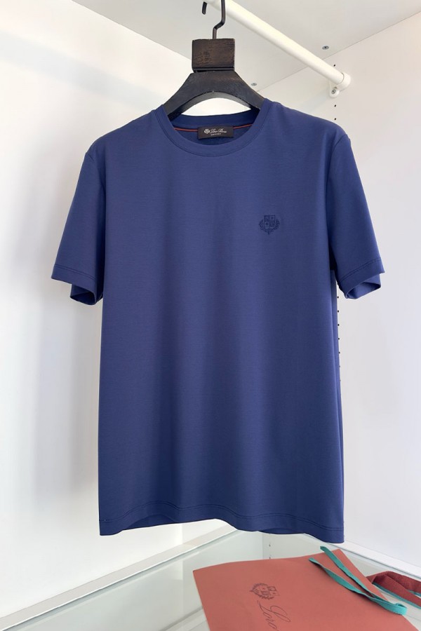 Мужская синяя футболка Loro Piana
