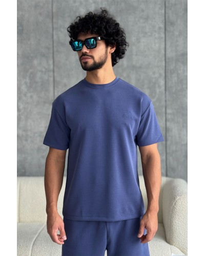 Мужская синяя футболка Loro Piana