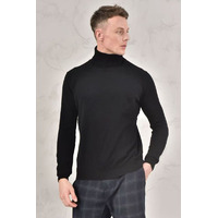 Мужская водолазка Loro Piana Premium - Black