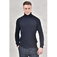 Мужская водолазка Loro Piana Premium - Black Blue