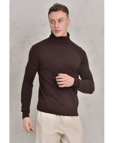 Мужская водолазка Loro Piana Premium - Coffee