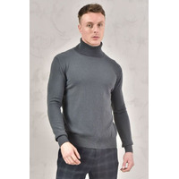 Мужская водолазка Loro Piana Premium - Dark Gray