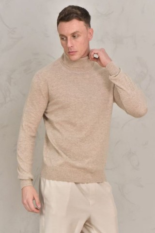 Мужская водолазка Loro Piana Premium - Light Tan