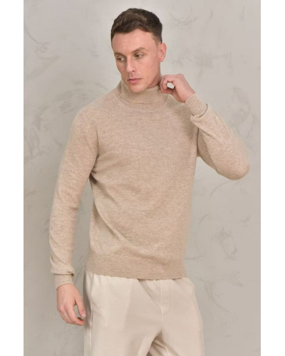 Мужская водолазка Loro Piana Premium - Light Tan