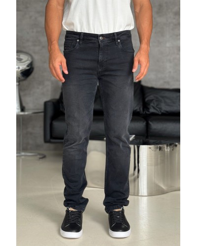 Мужские джинсы Loro Piana чёрного цвета