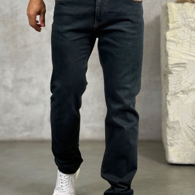 Мужские джинсы Loro Piana тёмно-синего цвета