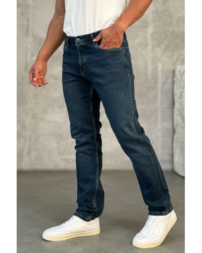 Мужские джинсы Loro Piana тёмно-синего цвета