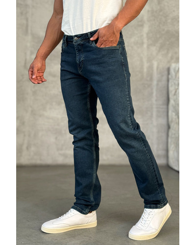 Мужские джинсы Loro Piana тёмно-синего цвета