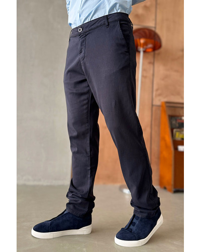 Мужские брюки Loro Piana тёмно-синего цвета