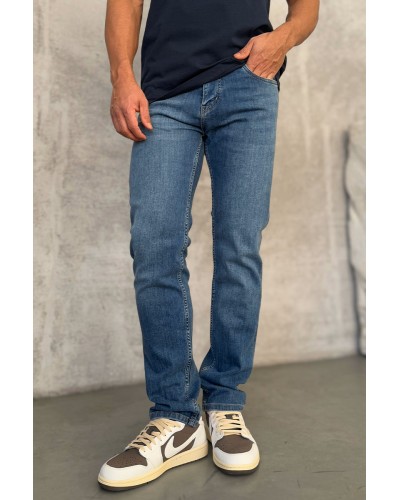 Мужские джинсы светло-синего цвета Loro Piana regular fit