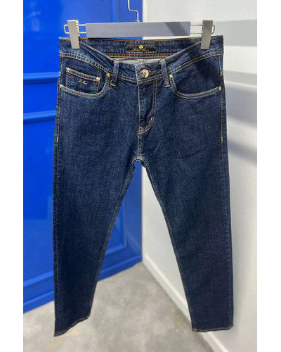 Мужские джинсы тёмно-синего цвета Loro Piana batal