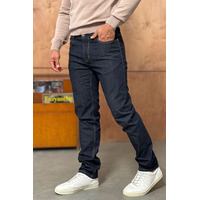 Мужские джинсы тёмно-синего цвета Loro Piana regular fit