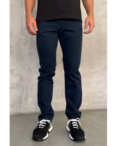 Мужские джинсы тёмно-синего цвета Loro Piana straight fit