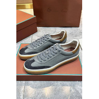 Мужские кожаные кроссовки Loro Piana Tennis Walk
