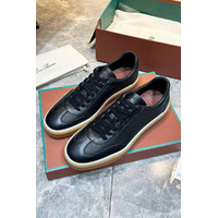 Мужские кожаные кроссовки Loro Piana Tennis Walk