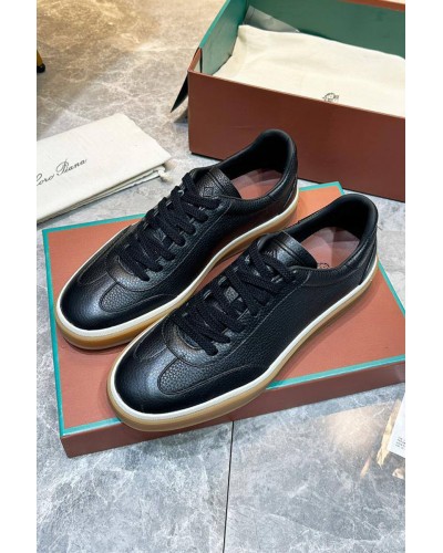 Мужские кожаные кроссовки Loro Piana Tennis Walk