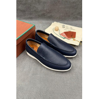 Мужские кожаные лоферы Loro Piana