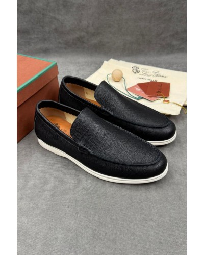 Мужские кожаные лоферы Loro Piana