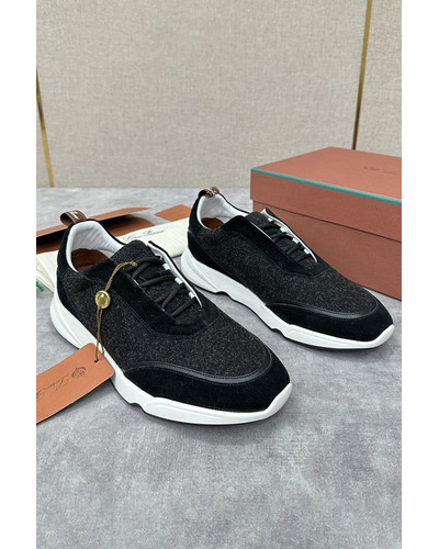 Мужские кроссовки Loro Piana 360 Lp Flexy Walk - Black