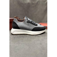 Мужские кроссовки Loro Piana knitted - Grey