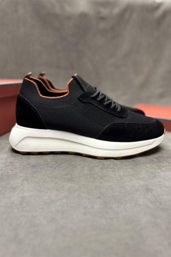 Мужские кроссовки Loro Piana knitted - Navy