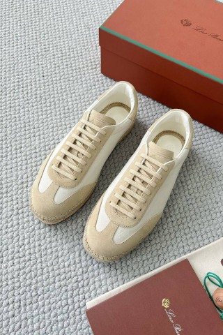 Мужские кроссовки Loro Piana Sea Tennis Walk - Beige