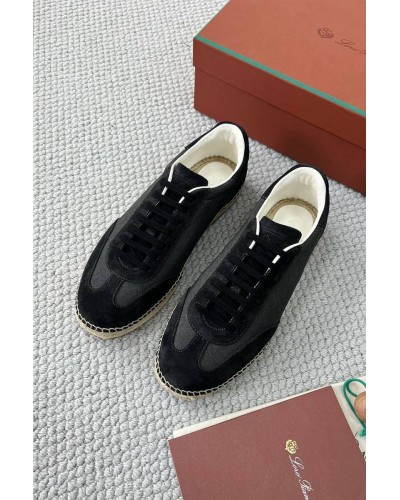 Мужские кроссовки Loro Piana Sea Tennis Walk - Black