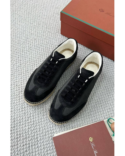 Мужские кроссовки Loro Piana Sea Tennis Walk - Black