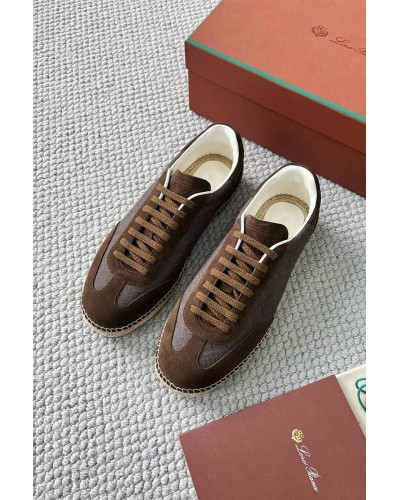 Мужские кроссовки Loro Piana Sea Tennis Walk - Brown