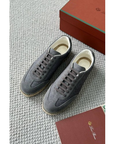Мужские кроссовки Loro Piana Sea Tennis Walk - Grey