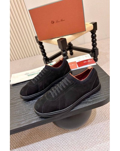 Мужские кроссовки Loro Piana Soho 2.0 Walk - Black