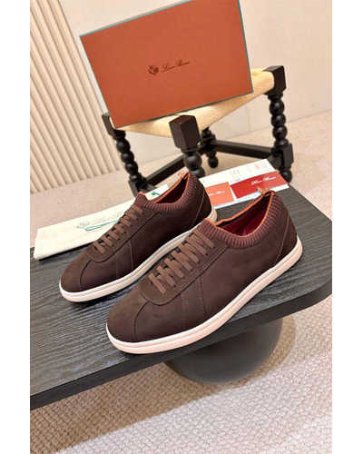 Мужские кроссовки Loro Piana Soho 2.0 Walk - Brown