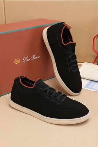 Мужские кроссовки Loro Piana Soho Walk - Black