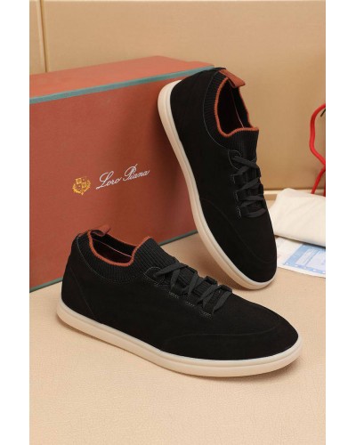 Мужские кроссовки Loro Piana Soho Walk - Black
