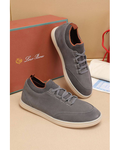 Мужские кроссовки Loro Piana Soho Walk - Grey