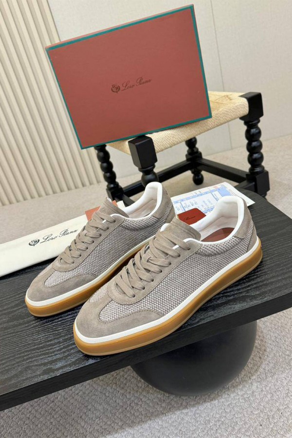 Мужские кроссовки Loro Piana Tennis Walk - Beige