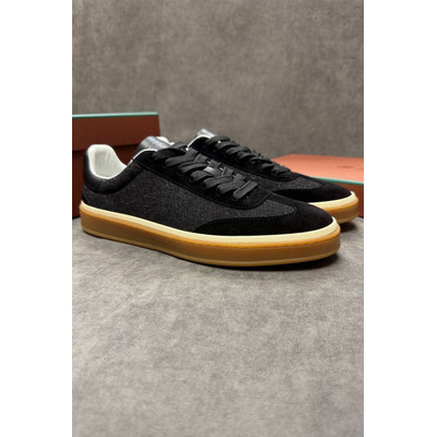 Мужские кроссовки Loro Piana Tennis Walk - Black