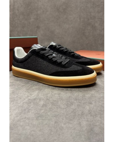 Мужские кроссовки Loro Piana Tennis Walk - Black