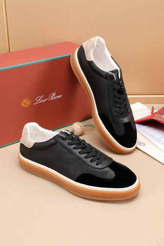 Мужские кроссовки Loro Piana Tennis Walk - Black
