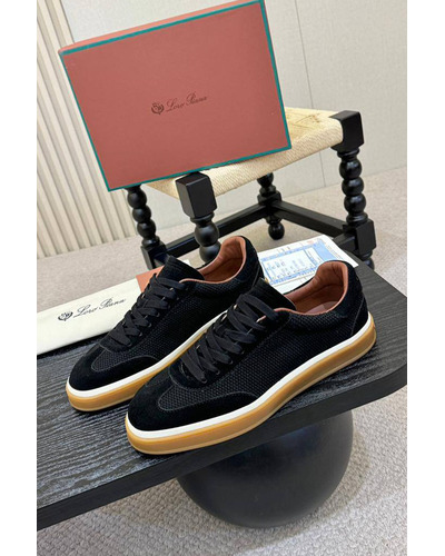 Мужские кроссовки Loro Piana Tennis Walk - Black