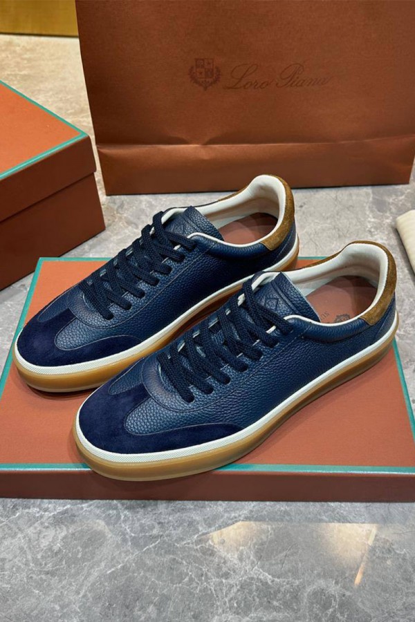 Мужские кроссовки Loro Piana Tennis Walk - Navy