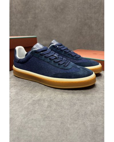 Мужские кроссовки Loro Piana Tennis Walk - Navy