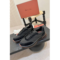 Мужские кроссовки Loro Piana Week End Walk - Black