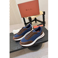 Мужские кроссовки Loro Piana Week End Walk - Blue / Brown