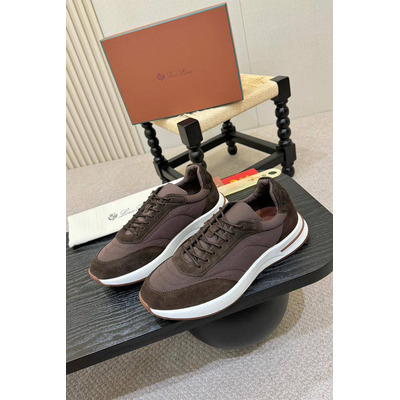 Мужские кроссовки Loro Piana Week End Walk - Brown
