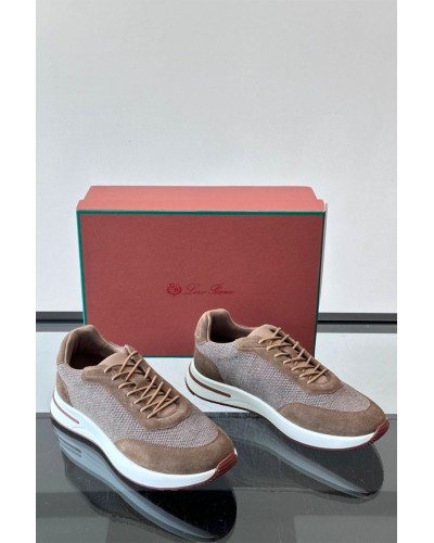 Мужские кроссовки Loro Piana Week End Walk - Brown