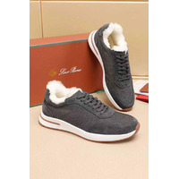 Кроссовки с мехом Loro Piana Week End Walk Evo