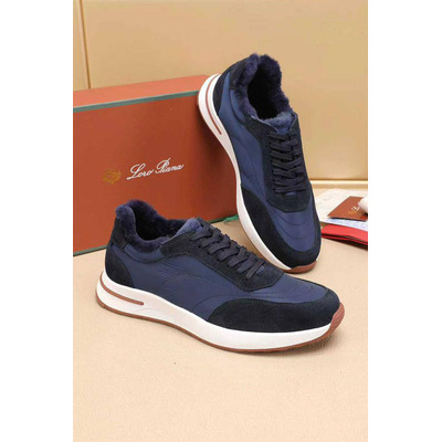 Кроссовки с мехом Loro Piana Week End Walk Evo